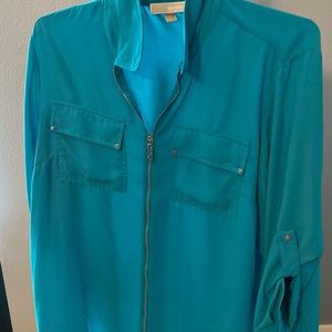 Michael kors shirt blue